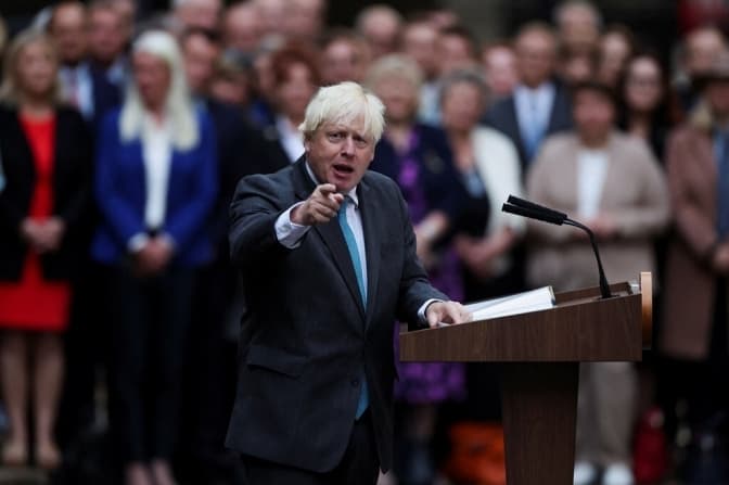 Джонсон виголосив прощальну промову як прем'єр. Згадав про Україну