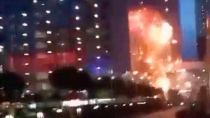 Район ділового центру москви атакували БПЛА