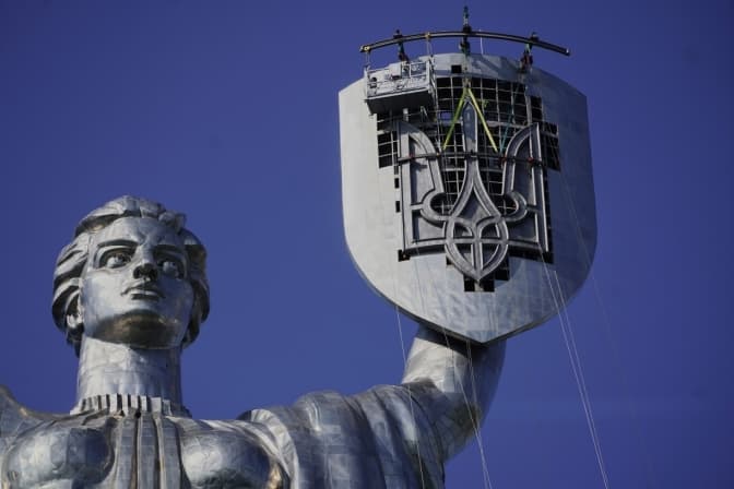 Оглядовий майданчик на щиті монумента «Батьківщина-мати» відкриють для відвідувачів