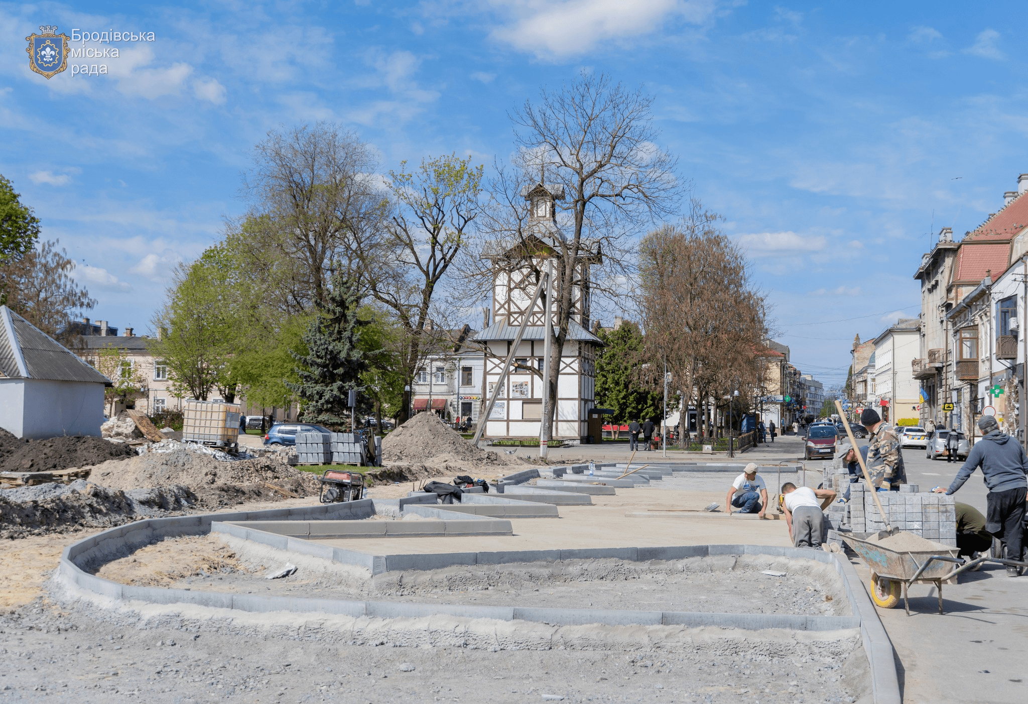 Майдан Свободи в Бродах / Фото зі сторінки Бродівської міської ради