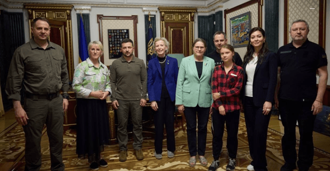 Екоактивістка Грета Тунберг приїхала до Києва