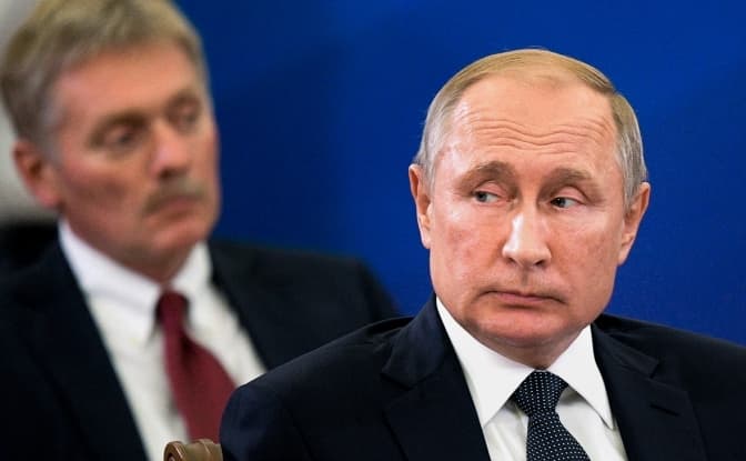 володимир путін і дмитро пєсков