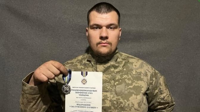 Воїн зі Львівщини отримав почесний нагрудний знак «За сумлінну службу»