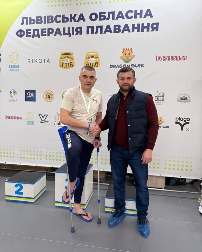 Військовий із Шептицького виборов «срібло» на зимовому чемпіонаті Львівщини з плавання