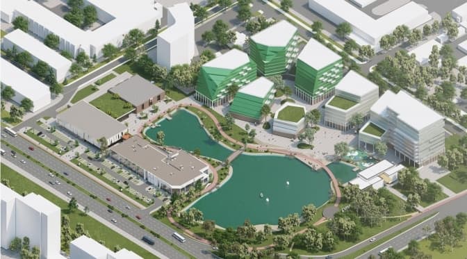 Алкомаркет, реберня та готель. Як зміниться територія поблизу озера на Стрийській