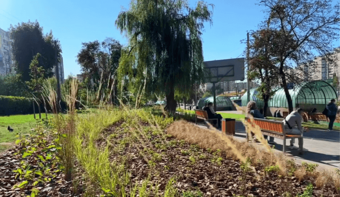 У Святошинському районі Києва з’явився новий мінісквер