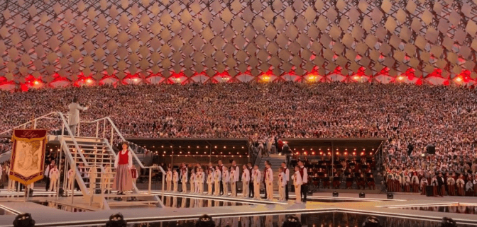 Львівський «Дударик» виконав гімн України разом з 15 тисячами хористів у Латвії