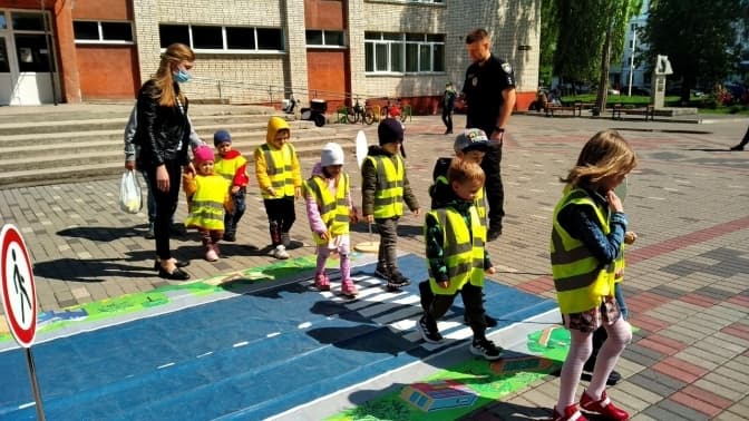 Як у Львові навчають дітей безпечної поведінки на дорогах
