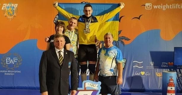 Спортсмен із Львівщини став чемпіоном Європи U-17 з важкої атлетики