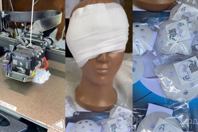 На Львівщині студенти розробили накладки для очей, щоб зберегти зір при пораненнях