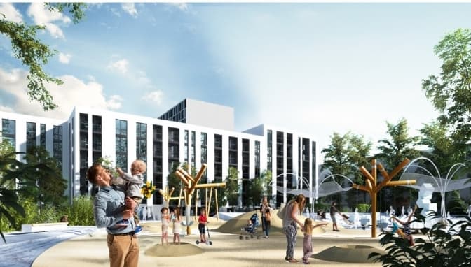 Фото: візуалізація запланованого комплексу. Надала ЛМР