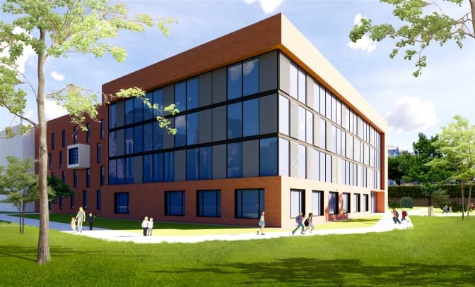 На території львівського нафтомаслозаводу збудують приватну школу. Візуалізація