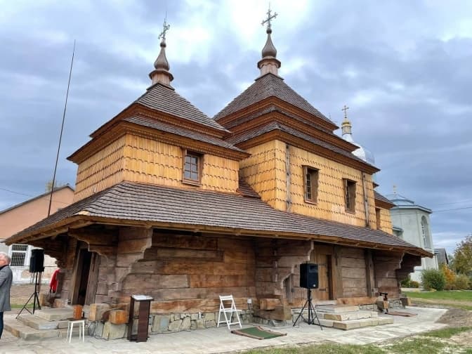 На Львівщині відреставрували дерев’яну церкву XVI століття за понад 6,5 млн грн