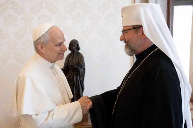 Папа Лев XIV прийняв Блаженнішого Святослава у Ватикані: говорили про війну, мир та полонених