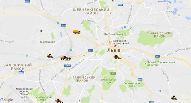 У Львові створили онлайн-мапу для перевірки прибирання снігу