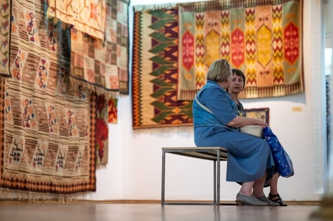 У Львові відкрили виставку глинянських килимів ХІХ століття. Фото