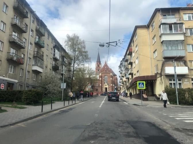 Розмітку-вафельницю на вулиці Горбачевського у Львові поновлять у травні-червні