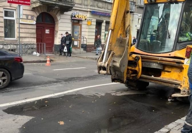 У Личаківському районі Львова порив на водопроводі