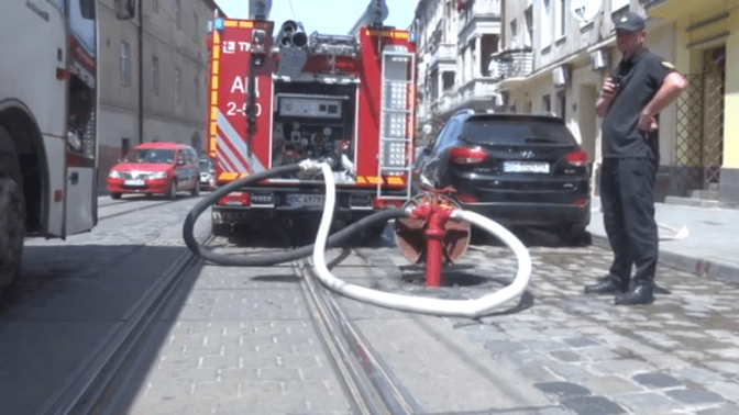 скріншот з відео гу дснс у львівській області