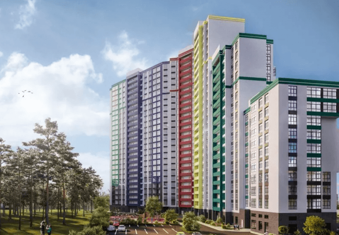 ЖК Forest у столичному мікрорайоні Лісовий (забудовник КП «Спецжитлофонд»)
