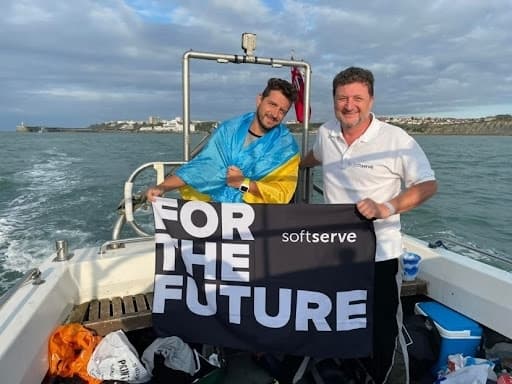 Львів’янин Віталій Ступак переплив Ла-Манш