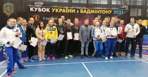 Бадмінтоністка з Львівщини потрапила до трійки найкращих на Кубку України