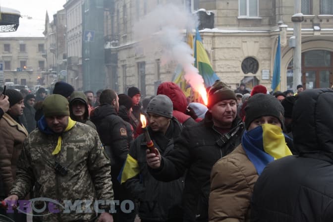 Поліція не зафіксувала правопорушень під час сьогоднішньої акції у центрі Львова