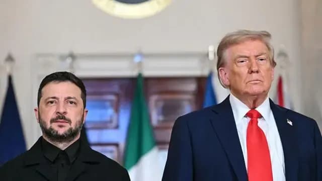 Володимир Зеленський і Дональд Трамп / фото: ANDREW CABALLERO-REYNOLDS/AFP via Getty Images