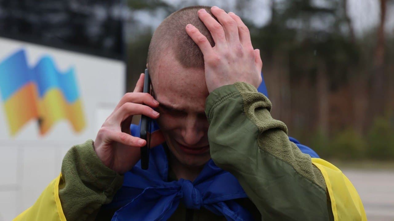 Звільнені з полону 11 квітня / фото: Координаційний штаб