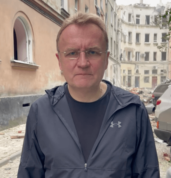 Андрій Садовий у своєму відеозверненні / Скрін з відео