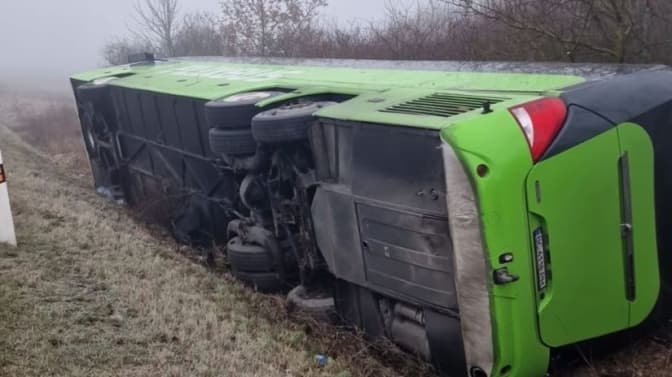У Словаччині перекинувся автобус з українцями. Вісім людей постраждало