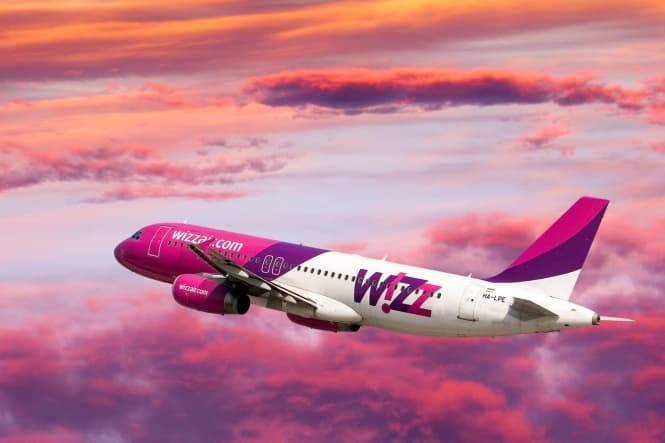 Wizz Air надає знижку 30%. Авіарейс зі Львова – найдешевший