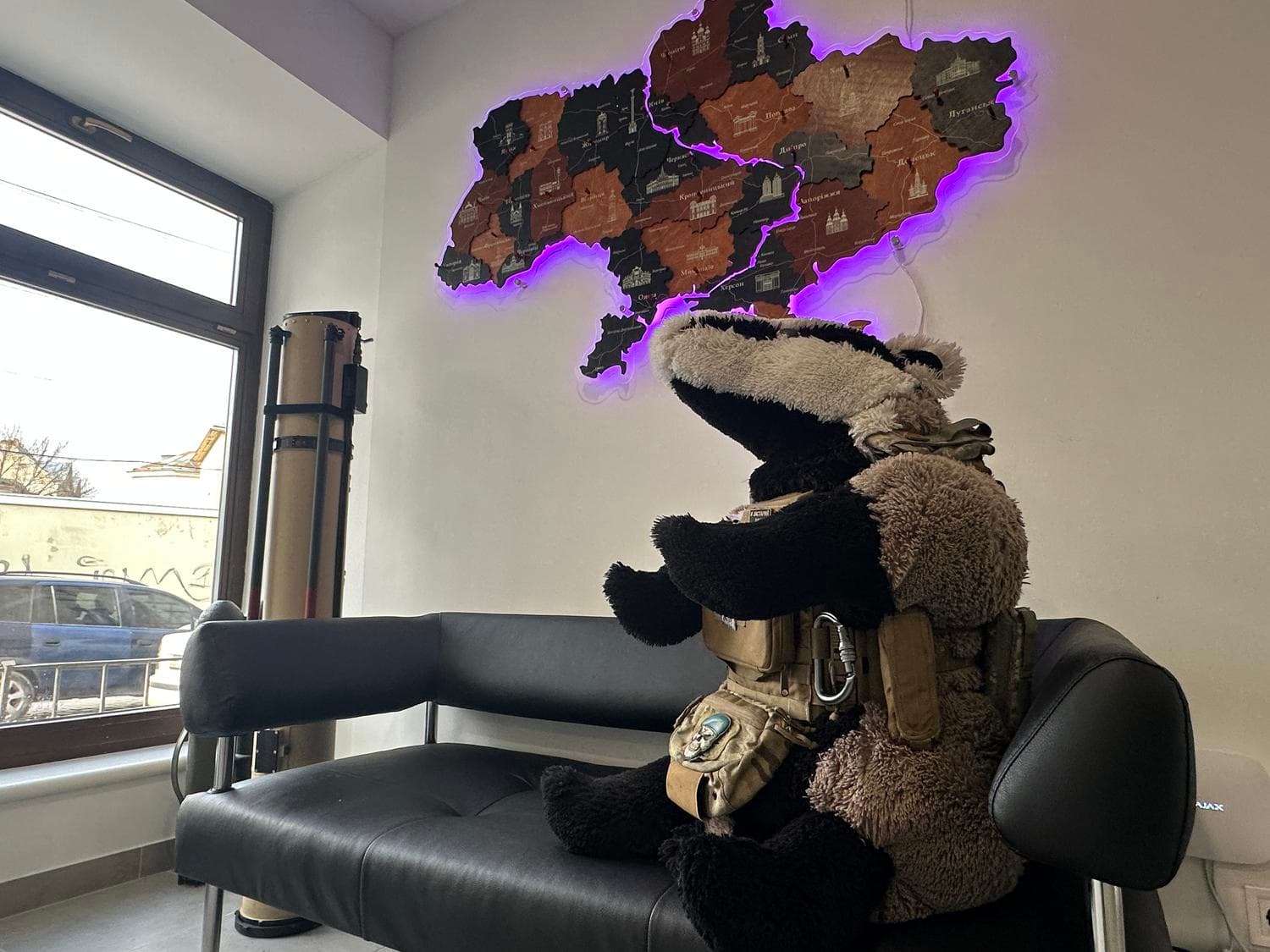 Борсук – символ 503-й окремого батальйону морської піхоти