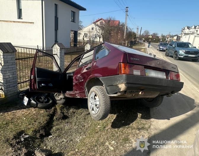У ДТП на Львівщині травмувався 40-річний мотоцикліст