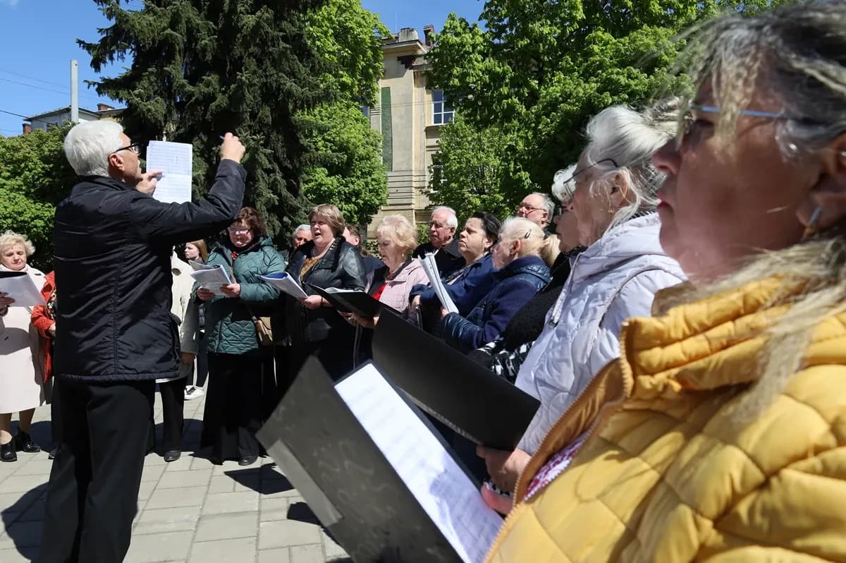 Вшанування пам'яті депортованих українців / фото: ЛОДА