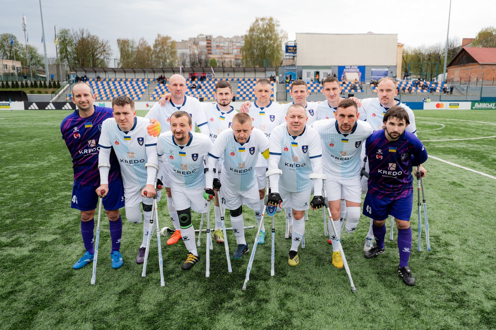 "Покрова АМП-2" дебютувала у Першій лізі чемпіонату України з ампфутболу / фото Ліга Дужих.