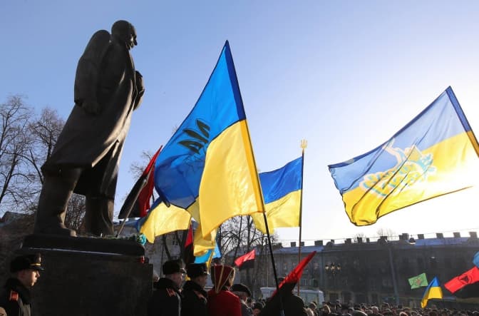 Львів'яни вшанували пам'ять Степана Бандери. Фото