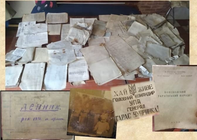 На Львівщині знайшли бідон із повстанськими документами