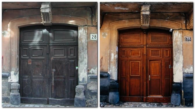 У Львові відновили дві дерев’яні брами. Фото до і після