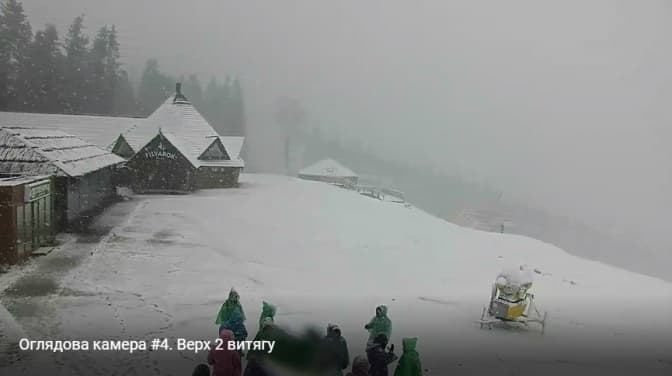 У Карпатах сніжить