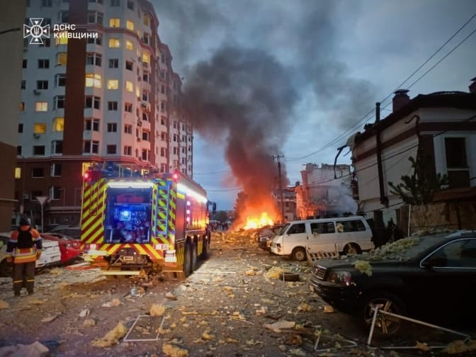 Президент озвучив дані про жертв і руйнування після нічного обстрілу