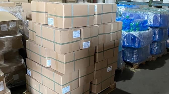 Держслужбам України передали засоби захисту від Covid-19 на 250 тисяч доларів