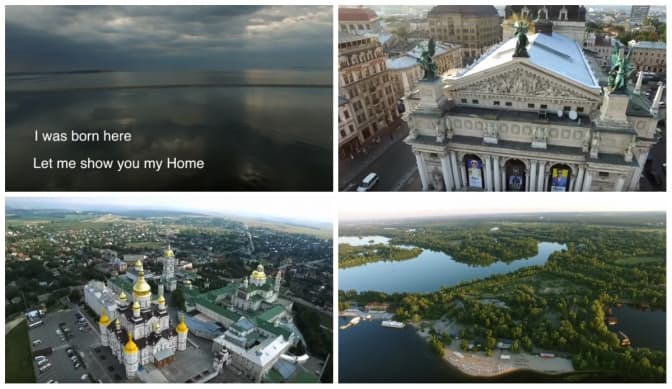 З’явилось унікальне відео України, зняте з висоти пташиного польоту