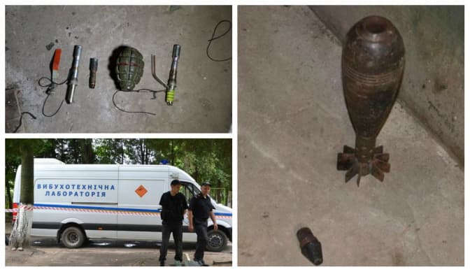 У одному з житлових будинків Львова знайшли «розтяжку». Фото