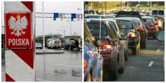 Ситуація на кордоні з Польщею: черги із понад півтори тисячі машин