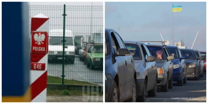 Ситуація на кордоні з Польщею: черги майже з тисячі машин