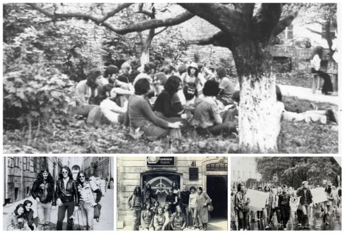 Шість старих фото львівських хіпі