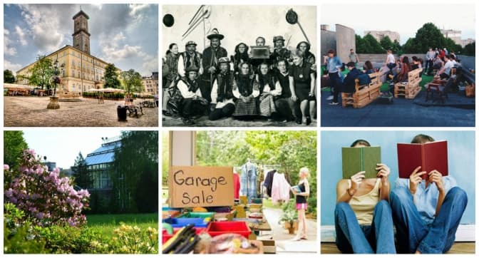 фото: report.if.ua, facebook.com/lvivfilmcenter, tiniproject.com.ua, facebook-сторінка «Ботанічний сад ЛНУ ім.І.Франка», svitlit.ippo.kubg.edu.ua, itcluster.lviv.ua