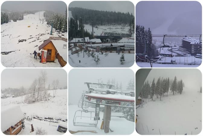 ТОП-7 фото із засніжених гірськолижних курортів у Карпатах