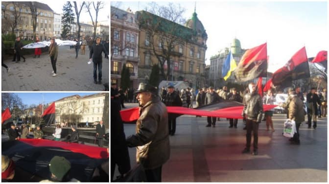 У Львові активісти пропонують змінити прапор ЗСУ на червоно-чорний